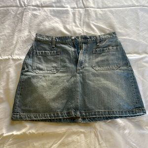 Denim Forum jean mini skirt
